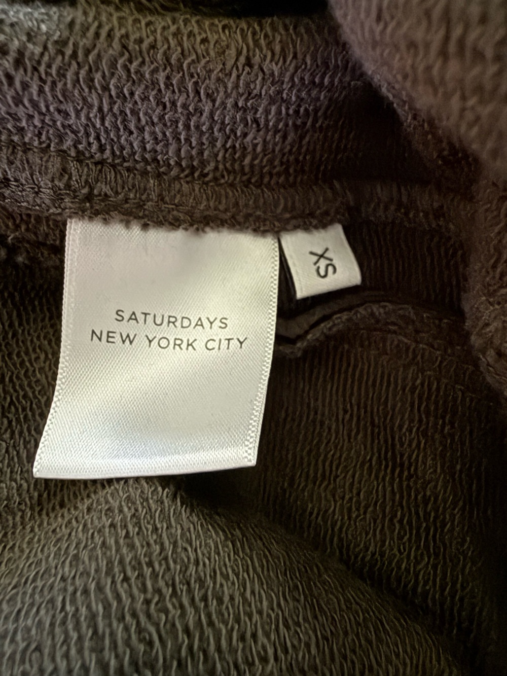 Saturdays NYC Stanton Fundamental Unisex Jogger Sweatpants XS Deep Green - Picture 6 of 9
